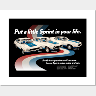 FORD PINTO MUSTANG - advert Posters and Art
